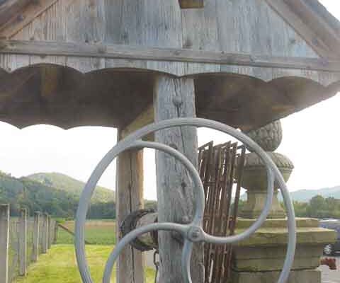 Pozzo in legno - componenti d'arredo